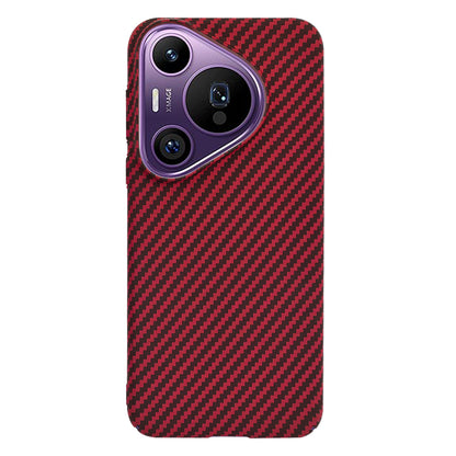 Maska za Huawei Pura 70 Pro, Techsuit, Carbonite FiberShell, Crvena