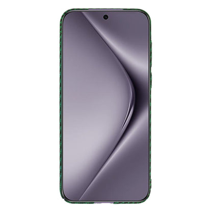 Maska za Huawei Pura 70 Pro, Techsuit, Carbonite FiberShell, Zelena