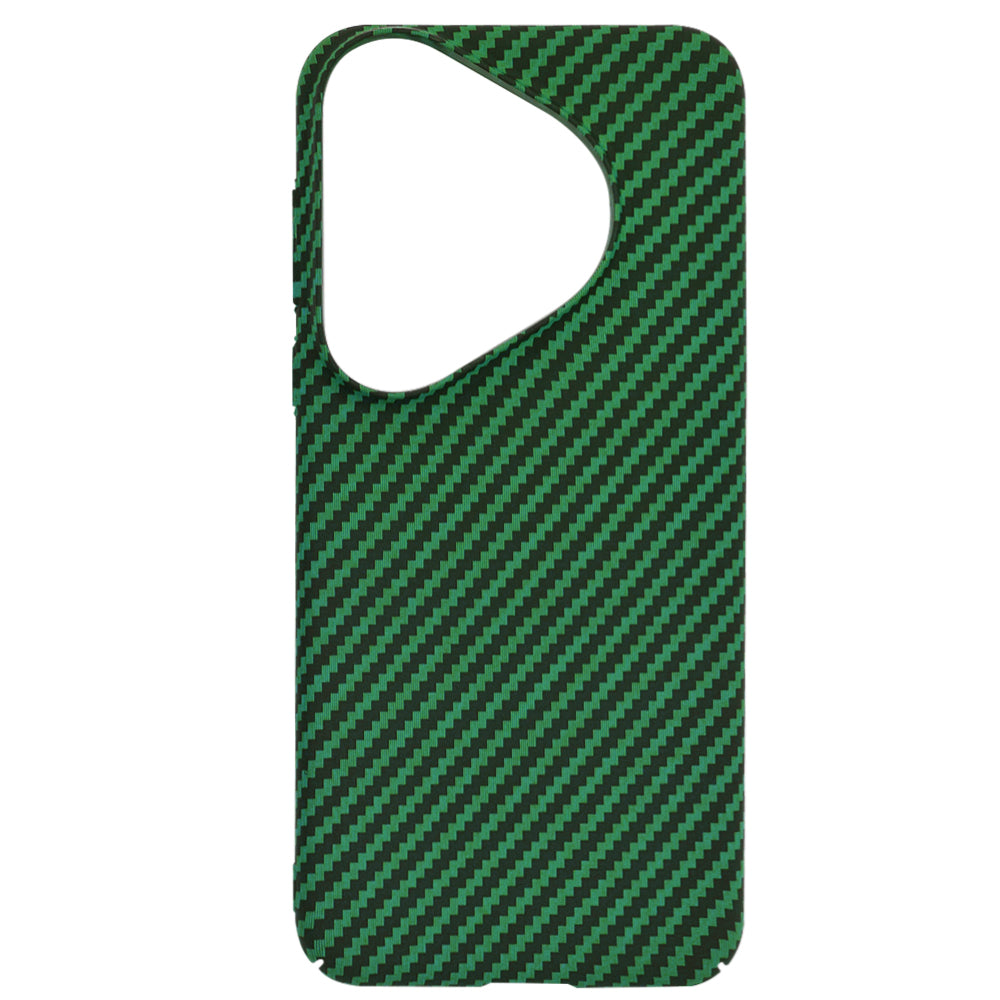 Maska za Huawei Pura 70 Pro, Techsuit, Carbonite FiberShell, Zelena