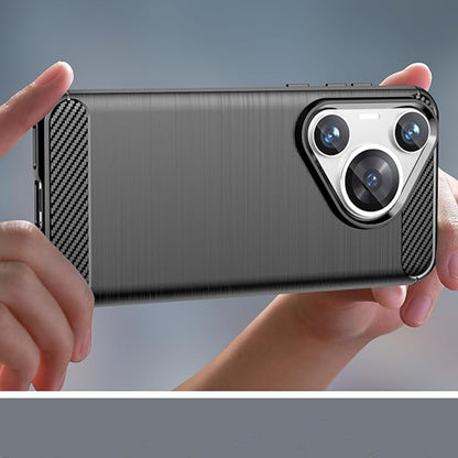 Maska za Huawei Pura 70, Techsuit, Karbon, Plava