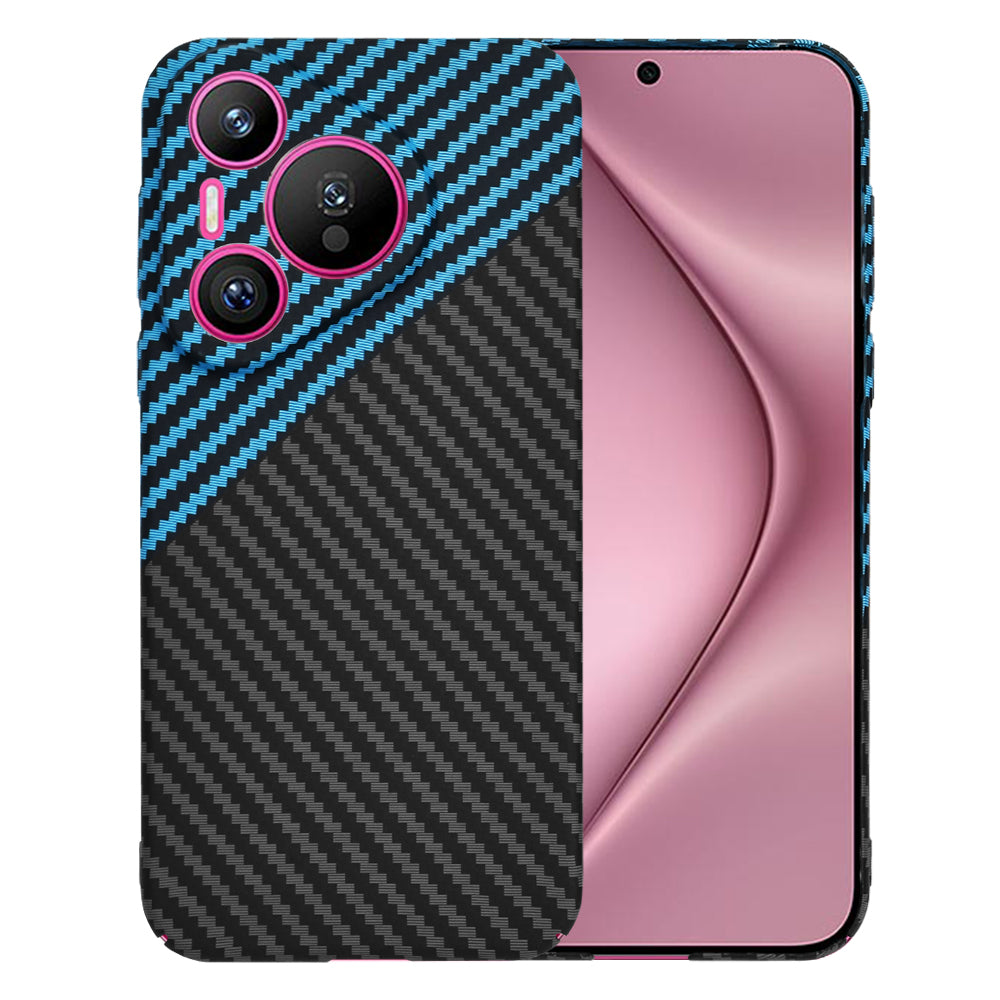 Maska za Huawei Pura 70, Techsuit, Carbonite FiberShell, Crno Plava