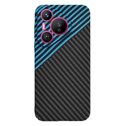 Maska za Huawei Pura 70, Techsuit, Carbonite FiberShell, Crno Plava