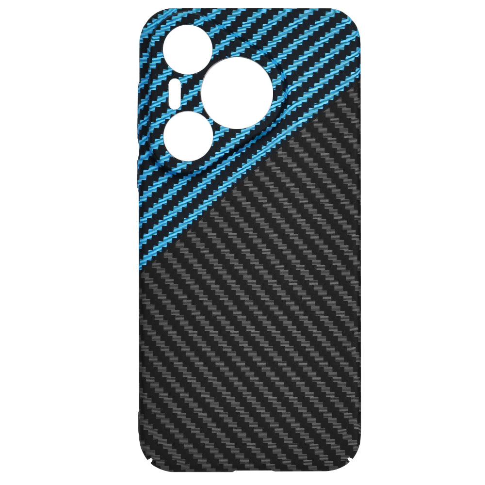 Maska za Huawei Pura 70, Techsuit, Carbonite FiberShell, Crno Plava