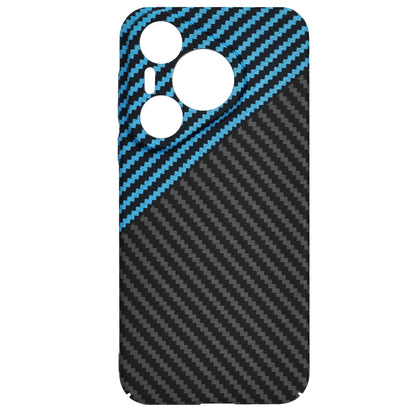 Maska za Huawei Pura 70, Techsuit, Carbonite FiberShell, Crno Plava