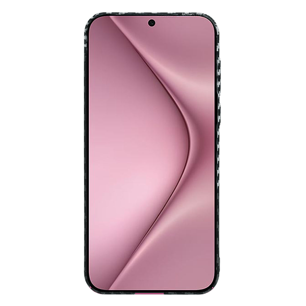 Maska za Huawei Pura 70, Techsuit, Carbonite FiberShell, Crno Siva