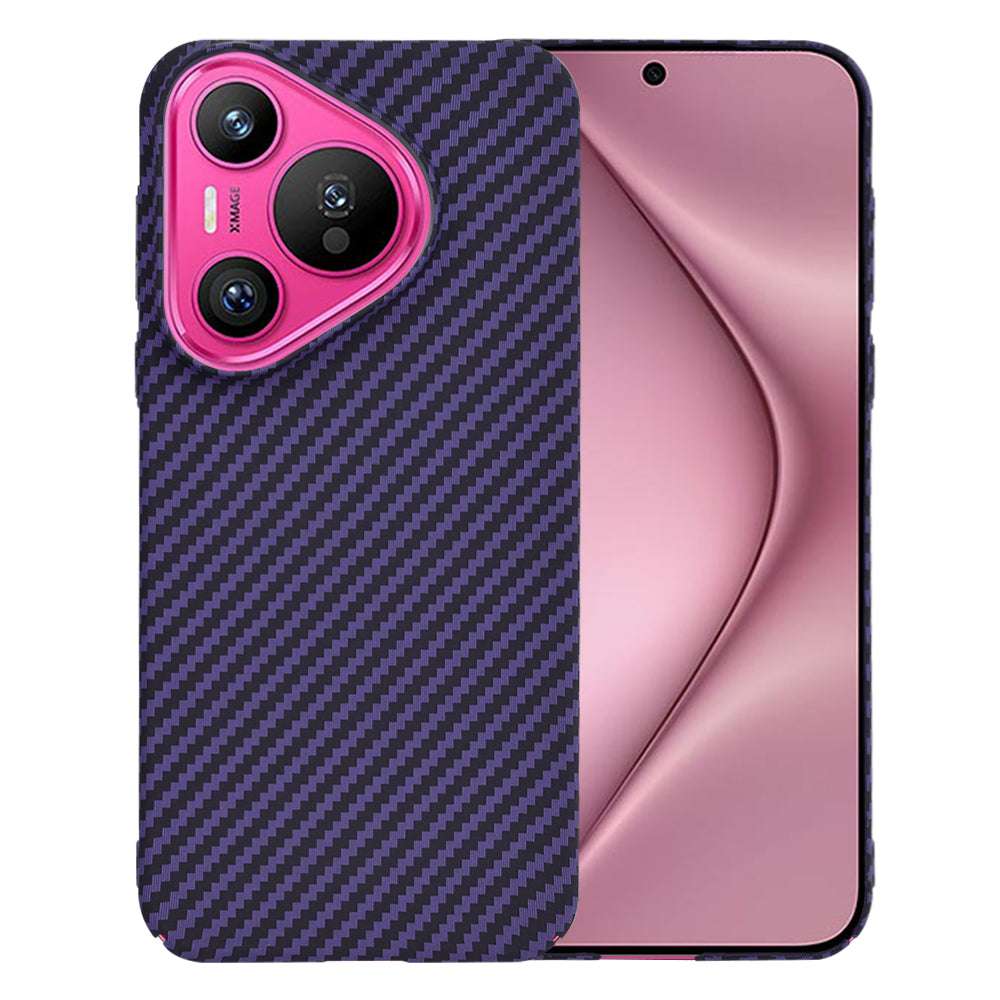 Maska za Huawei Pura 70, Techsuit, Carbonite FiberShell, Ljubičasta