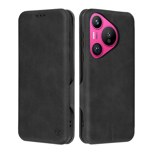 Futrola za Huawei Pura 70, Techsuit, Safe Wallet Plus, Crna