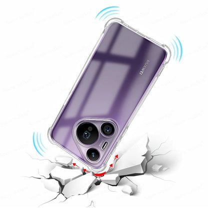 Maska za Huawei Pura 70, Techsuit, Shockproof Clear, Prozirna