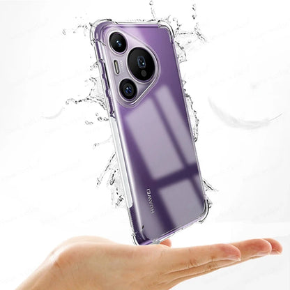Maska za Huawei Pura 70, Techsuit, Shockproof Clear, Prozirna