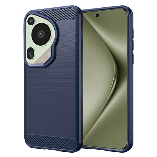 Maska za Huawei Pura 70 Ultra, Techsuit, Karbon, Plava