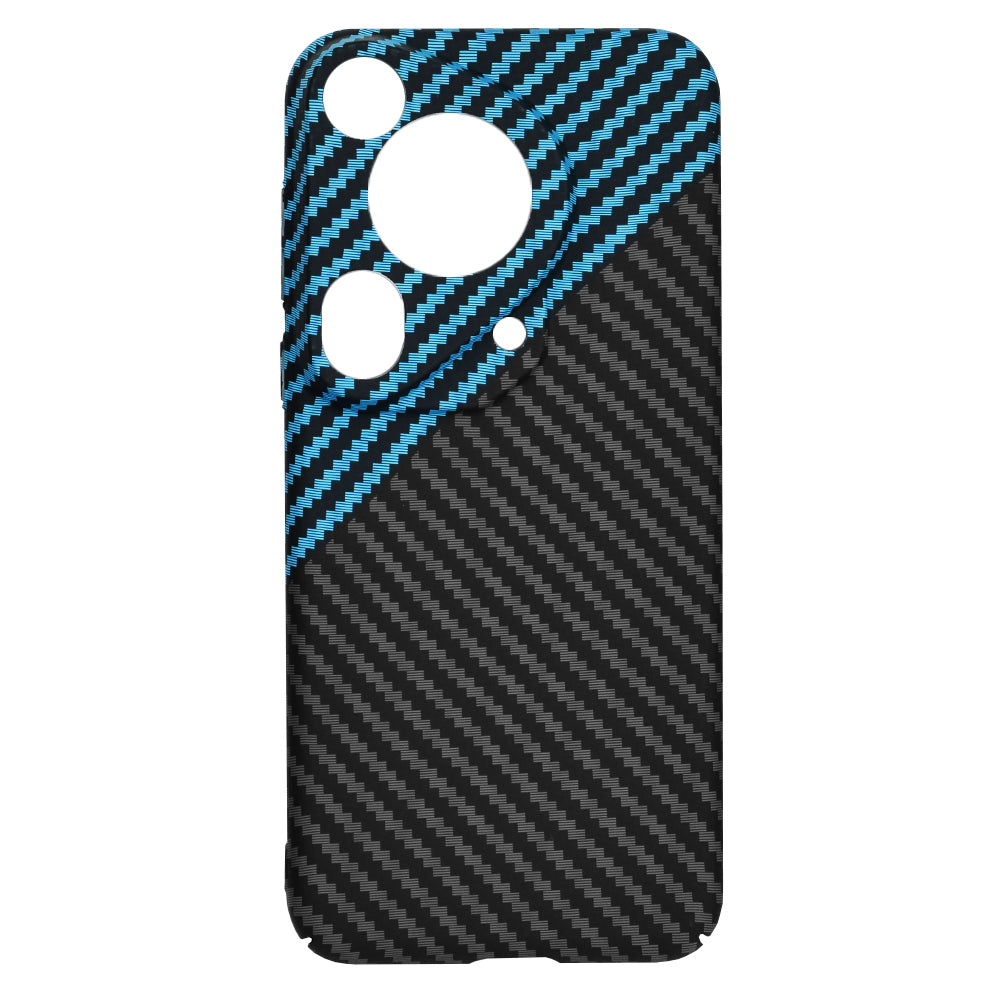 Maska za Huawei Pura 70 Ultra, Techsuit, Carbonite FiberShell, Crno Plava