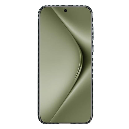 Maska za Huawei Pura 70 Ultra, Techsuit, Carbonite FiberShell, Crno Siva
