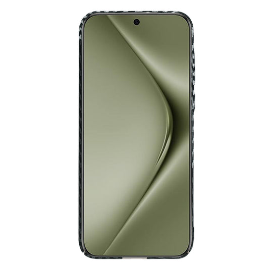 Maska za Huawei Pura 70 Ultra, Techsuit, Carbonite FiberShell, Crno Siva