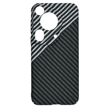 Maska za Huawei Pura 70 Ultra, Techsuit, Carbonite FiberShell, Crno Siva