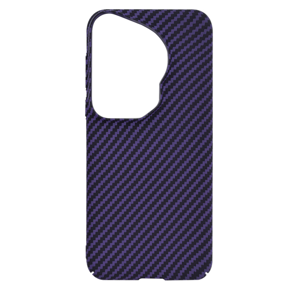 Maska za Huawei Pura 70 Ultra, Techsuit, Carbonite FiberShell, Ljubičasta