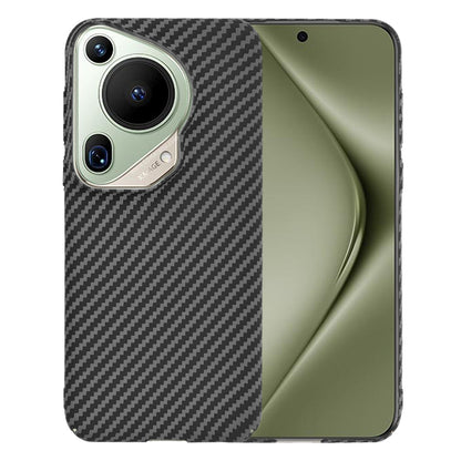 Maska za Huawei Pura 70 Ultra, Techsuit, Carbonite FiberShell, Crna