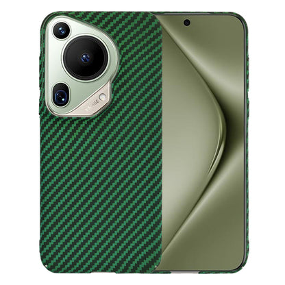 Maska za Huawei Pura 70 Ultra, Techsuit, Carbonite FiberShell, Zelena