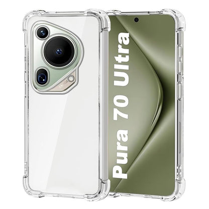 Maska za Huawei Pura 70 Ultra, Techsuit, Shockproof Clear, Prozirna