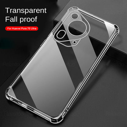 Maska za Huawei Pura 70 Ultra, Techsuit, Shockproof Clear, Prozirna