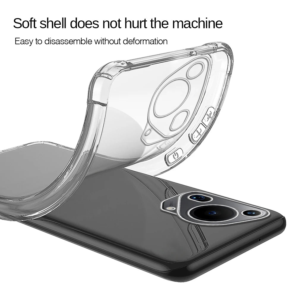 Maska za Huawei Pura 70 Ultra, Techsuit, Shockproof Clear, Prozirna