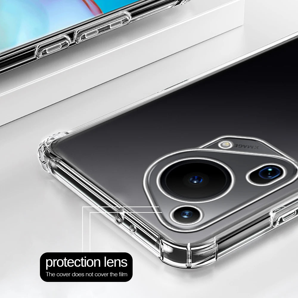 Maska za Huawei Pura 70 Ultra, Techsuit, Shockproof Clear, Prozirna