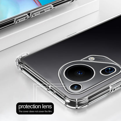 Maska za Huawei Pura 70 Ultra, Techsuit, Shockproof Clear, Prozirna