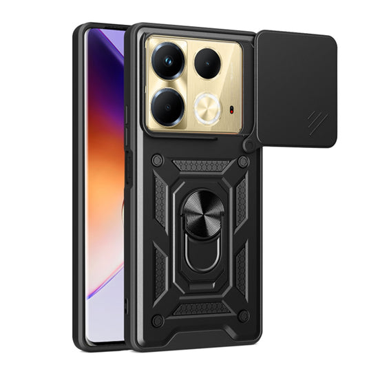 Maska za Infinix Note 40 4G, Techsuit, CamShield, Crna