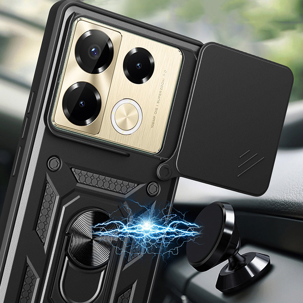 Maska za Infinix Note 40 Pro+, Techsuit, CamShield, Zelena