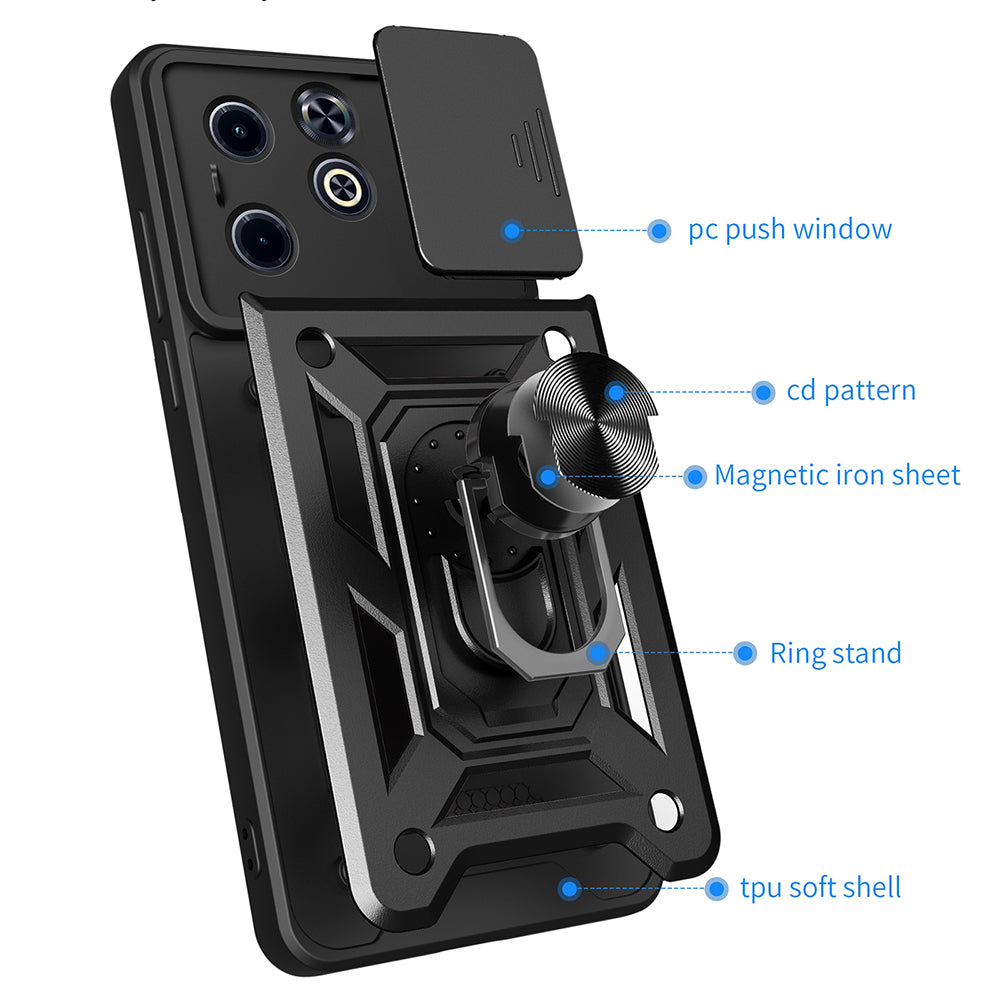 Maska za Infinix Smart 8 / Hot 40i, Techsuit, CamShield, Zelena