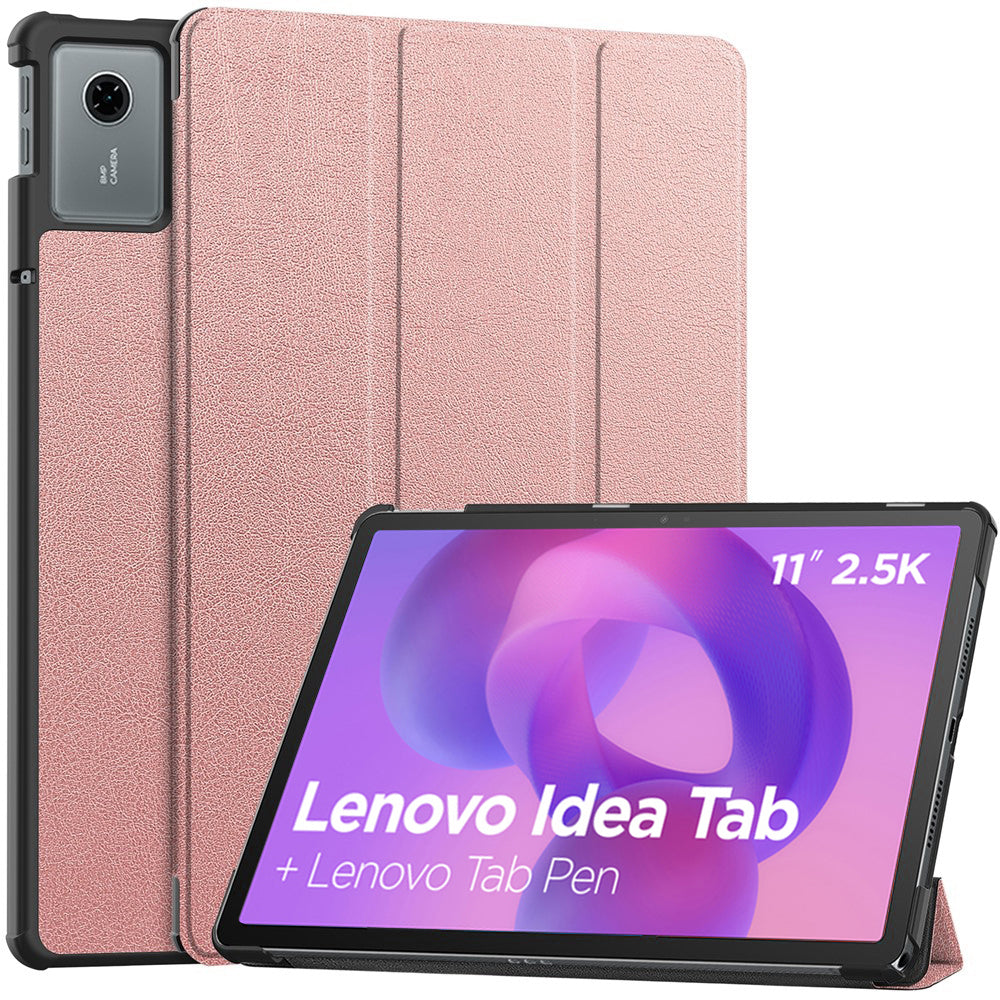 Futrola za Lenovo Idea Tab 11, Techsuit, FoldPro, Zlatno Roza