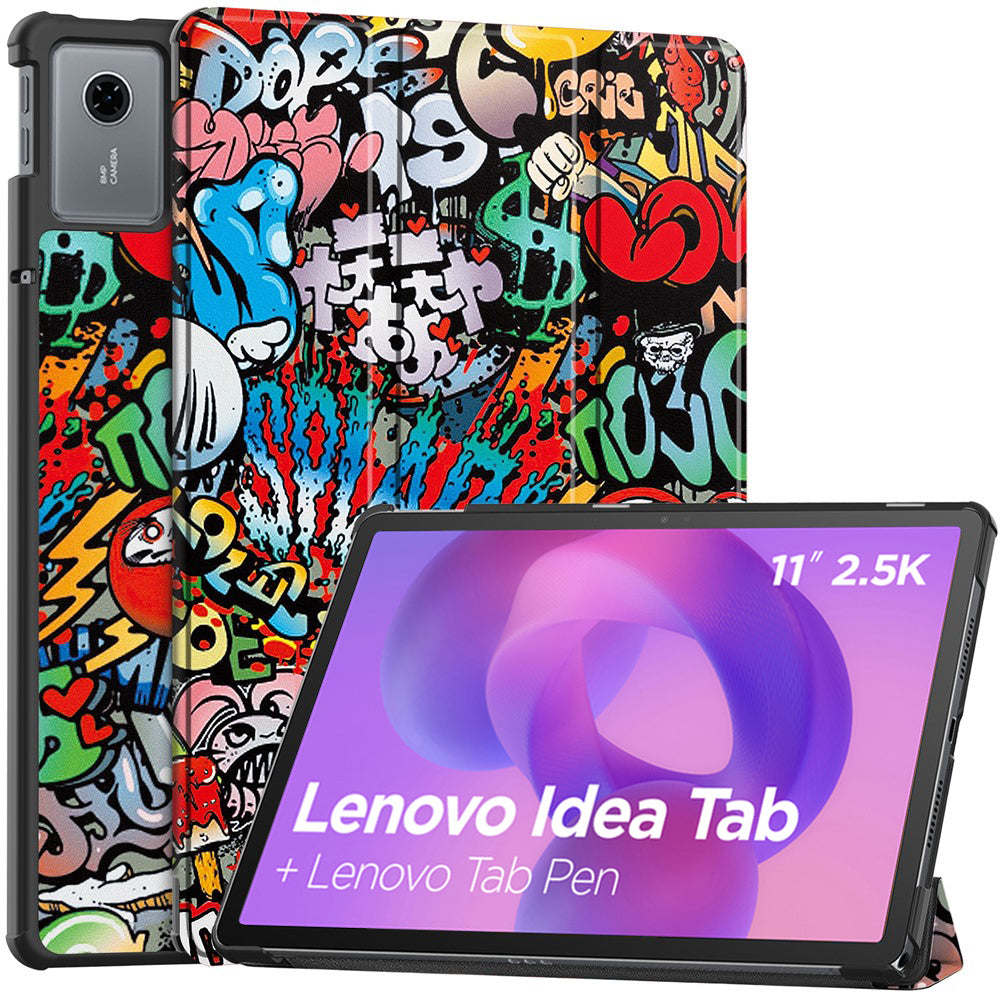 Futrola za Lenovo Idea Tab 11, Techsuit, FoldPro Urban Vibe, Višebojna