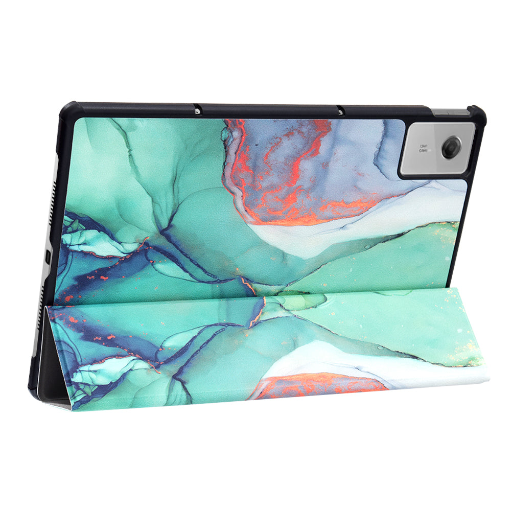 Futrola za Lenovo Idea Tab Plus, Techsuit, FoldPro Green Time, Višebojna