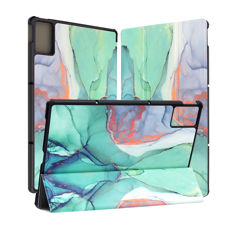 Futrola za Lenovo Idea Tab Plus, Techsuit, FoldPro Green Time, Višebojna