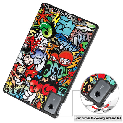 Futrola za Lenovo Idea Tab Plus, Techsuit, FoldPro Urban Vibe, Višebojna