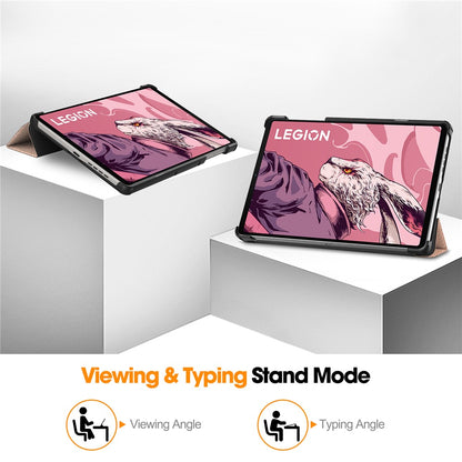 Futrola za Lenovo Legion Y700 (2025), Techsuit, FoldPro, Zlatno Roza