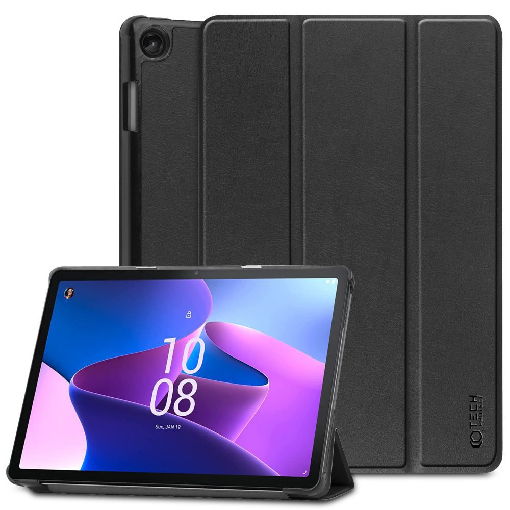 Futrola za Lenovo Tab M10 Gen 3, Tech-Protect, SmartCase, Crna