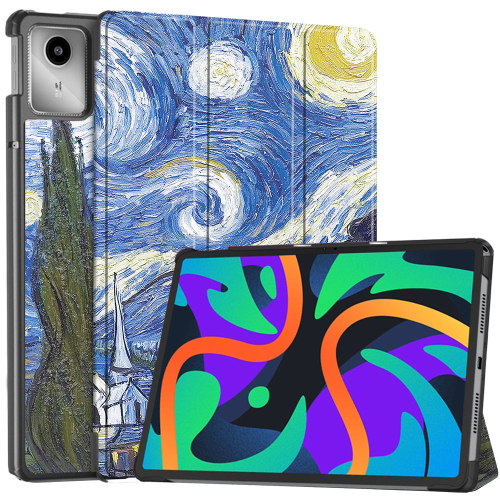 Futrola za Lenovo Tab M11, Techsuit, FoldPro Starry Night, Višebojna