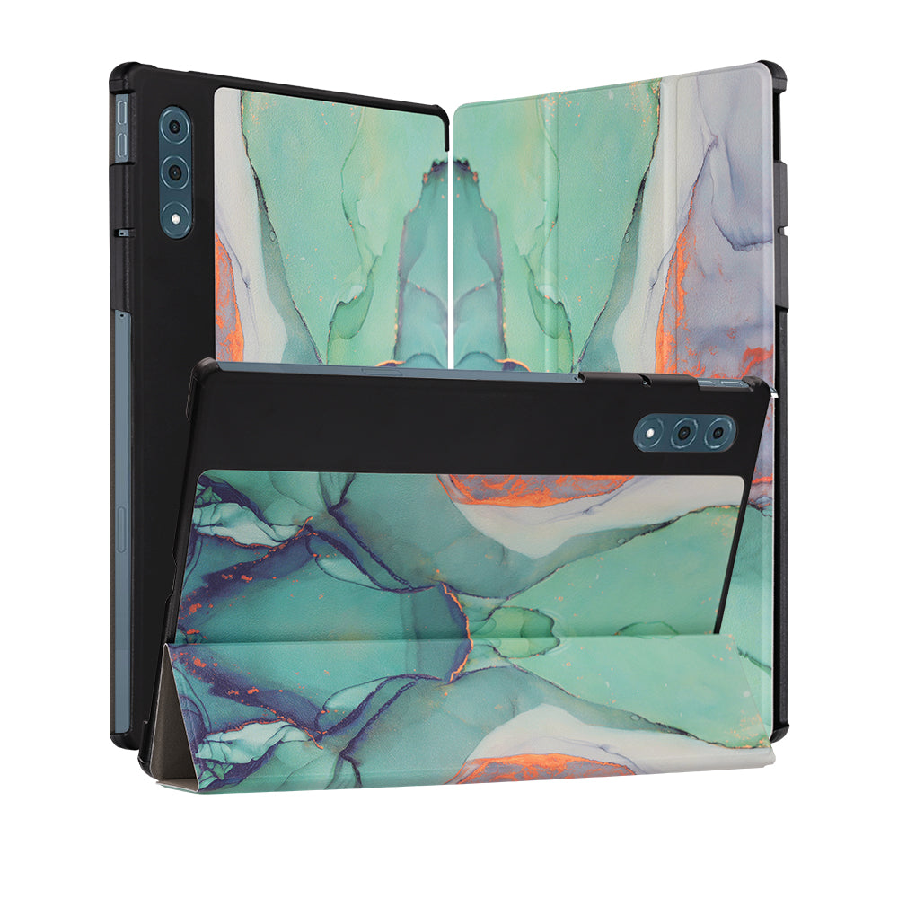 Futrola za Lenovo Yoga Tab Plus, Techsuit, FoldPro Green Time, Višebojna