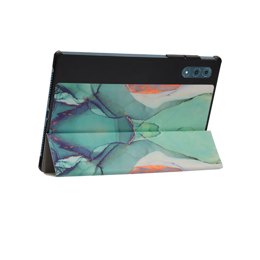 Futrola za Lenovo Yoga Tab Plus, Techsuit, FoldPro Green Time, Višebojna