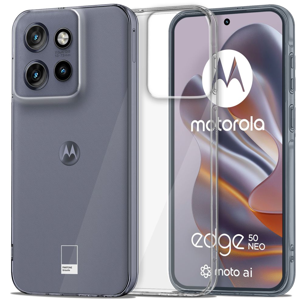Futrola za Motorola Edge 50 Neo, Tech-Protect, Flexair, Prozirna