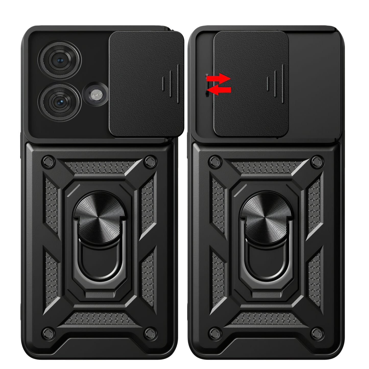 Futrola za Motorola Edge 40 Neo, Tech-Protect, CamShield Pro, Crna