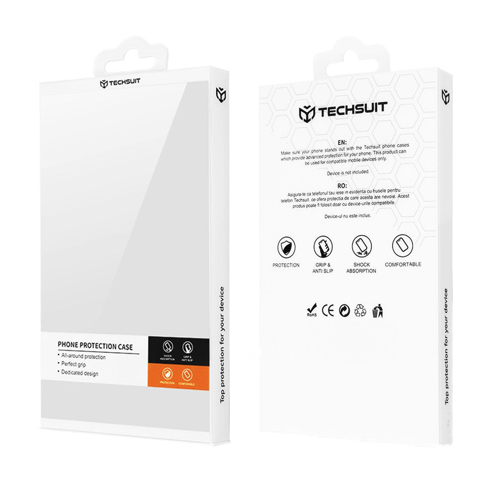 Futrola za Motorola Edge 60 Pro, Techsuit, Carbon Shield Pro, Bijela