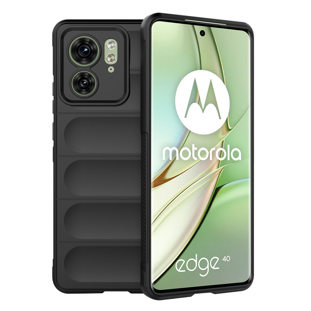 Maska za Motorola Edge (2023) / Edge 40, Techsuit, Magic Shield, Crna