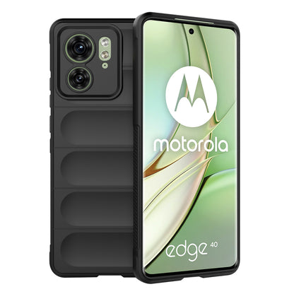 Maska za Motorola Edge (2023) / Edge 40, Techsuit, Magic Shield, Crna
