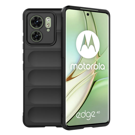 Maska za Motorola Edge (2023) / Edge 40, Techsuit, Magic Shield, Crna