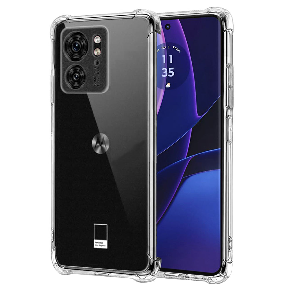 Maska za Motorola Edge (2023) / Edge 40, Techsuit, Shockproof Clear, Prozirna