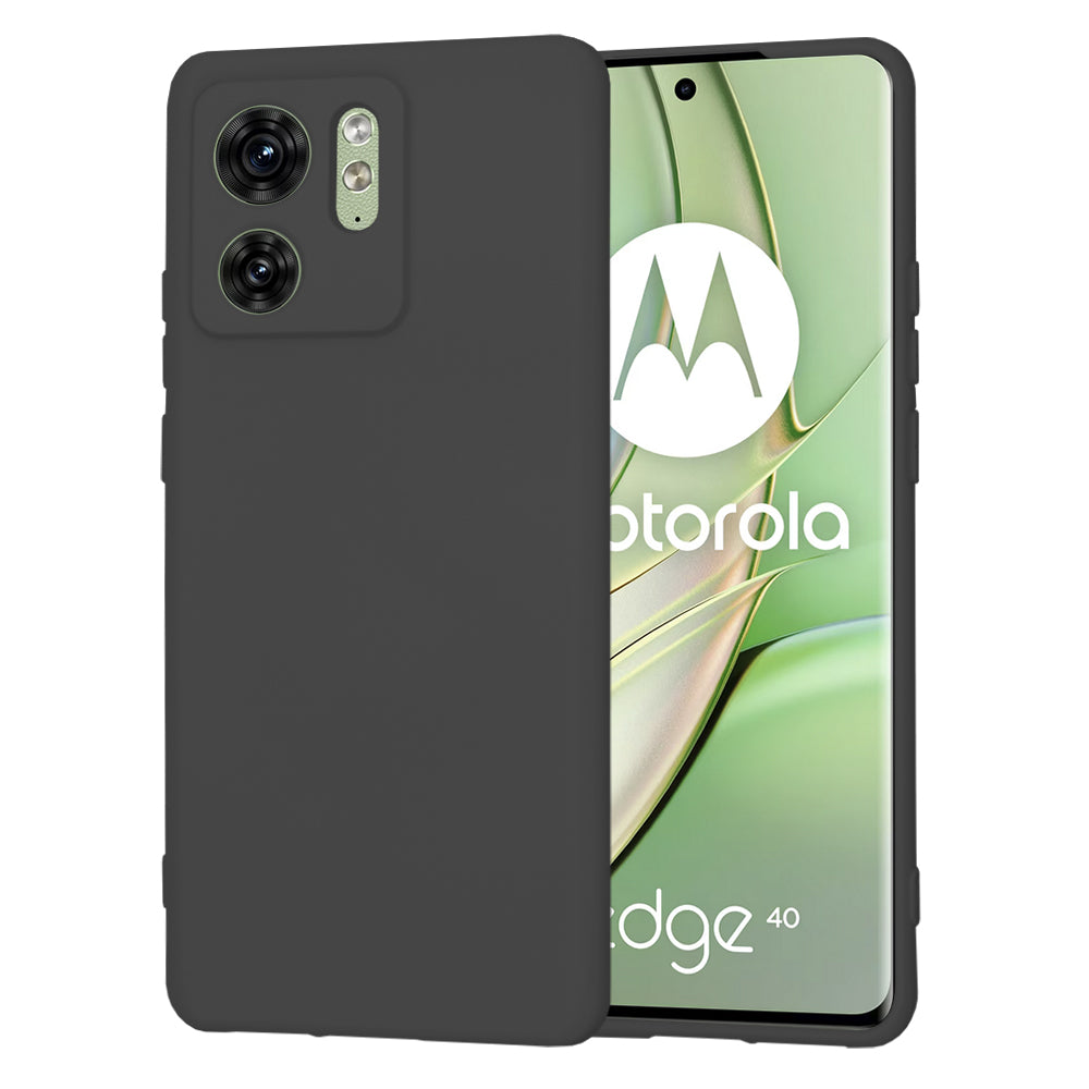 Maska za Motorola Edge (2023) / Edge 40, Techsuit, SoftFlex, Crna
