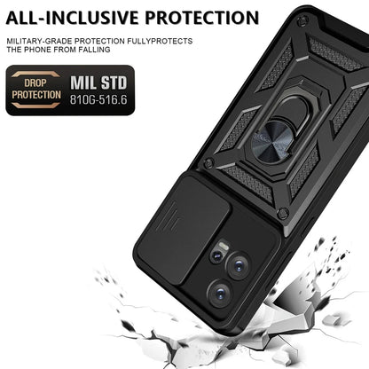 Maska za Motorola Edge 30 Fusion, Techsuit, CamShield, Crna