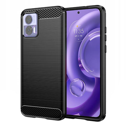 Maska za Motorola Edge 30 Neo, Techsuit, Karbon, Crna