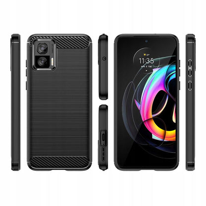 Maska za Motorola Edge 30 Neo, Techsuit, Karbon, Crna